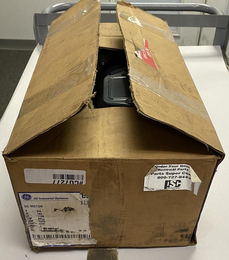 GENERAL ELECTRIC,5BPA56NAG10A,MOTOR 4A 3/4HP 1800RPM 200VDC 3PH NEW