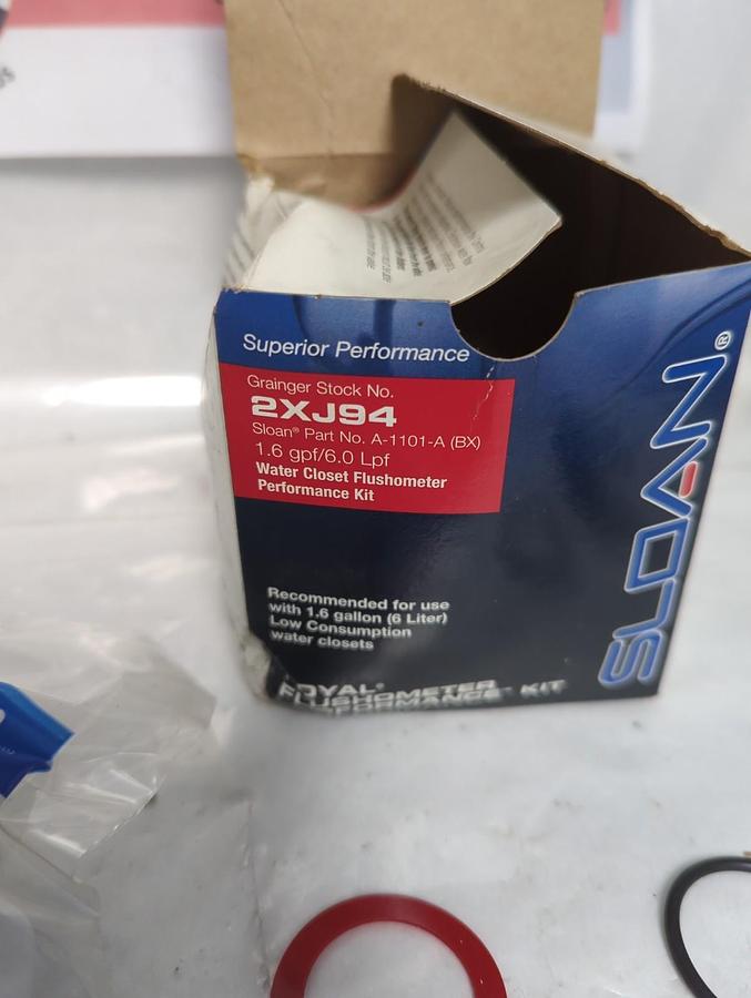 SLOAN,2XJ94,WATER CLOSET FLUSHOMETER PERFORMANCE KIT NOS