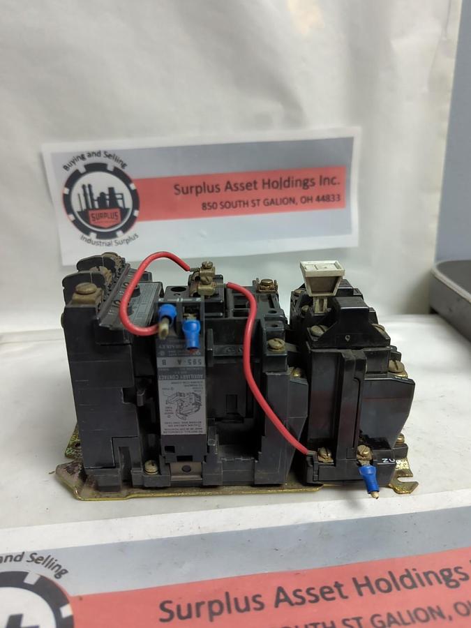 Used ALLEN BRADLEY,509-B0D,MOTOR STARTER SERIES B SIZE 1 PRE-OWNED