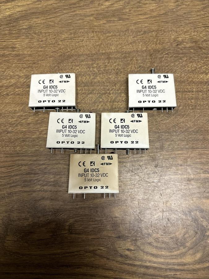 Used OPTO-22,G4-IDC5,5 Volt Input Module LOT of 5