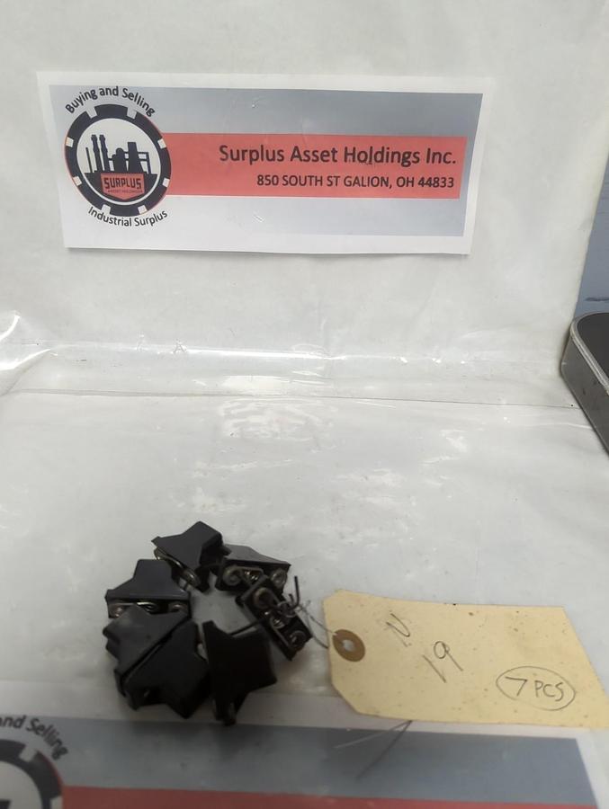 Used ALLEN BRADLEY,N19,THERMAL OVERLOAD HEATER ELEMENT LOT OF 7 PRE-OWNED