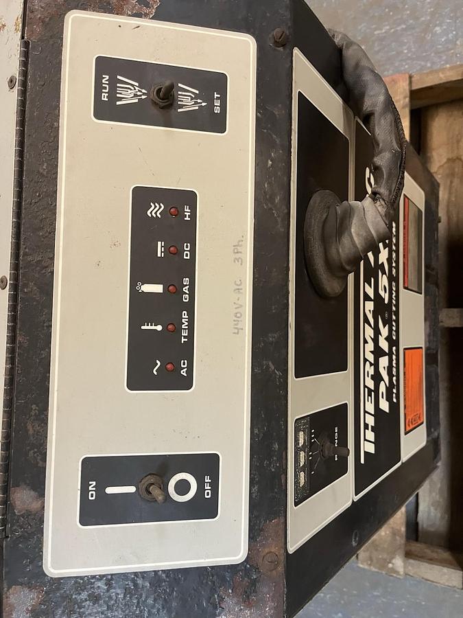 Used THERMAL DYNAMICS,PAK-5XR,THERMAL ARC PLASMA CUTTING SYSTEM 440V 3PH