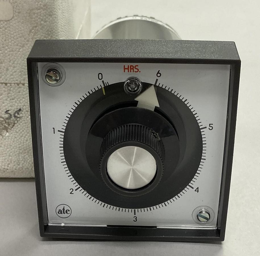 MARSH BELLOFRAM,ATC 305E-030-A-1-0-PX, ELECTROMECHANICAL TIMER 6HRS 120V NOS