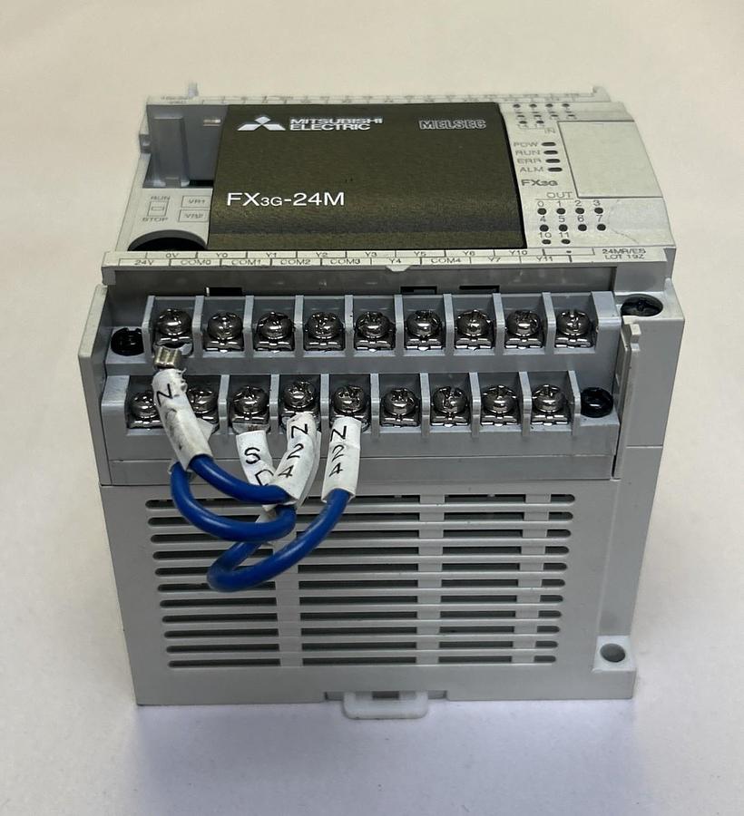 Used MITSUBISHI,FX3G-24MR/ES,PROGRAMMABLE CONTROLLER