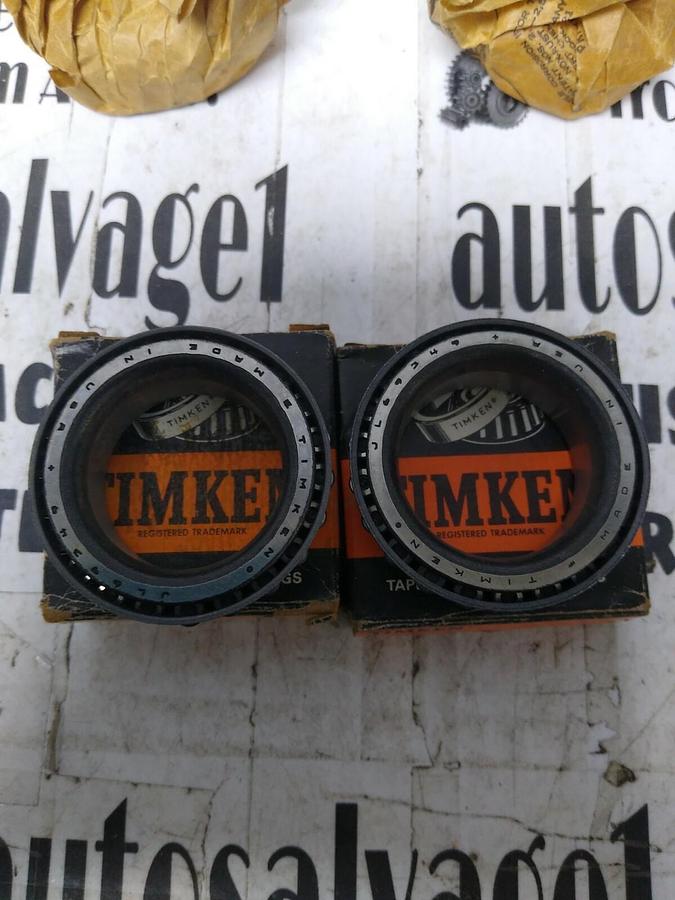 TIMKEN,JL-69349,ROLLER BEARING CONE LOT OF 2 NOS