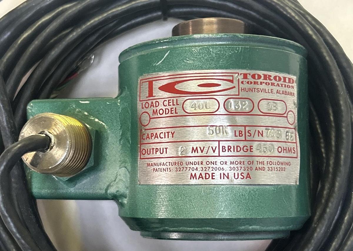 Used TOROID,400-132-1B,LOAD CELL 50K LBS