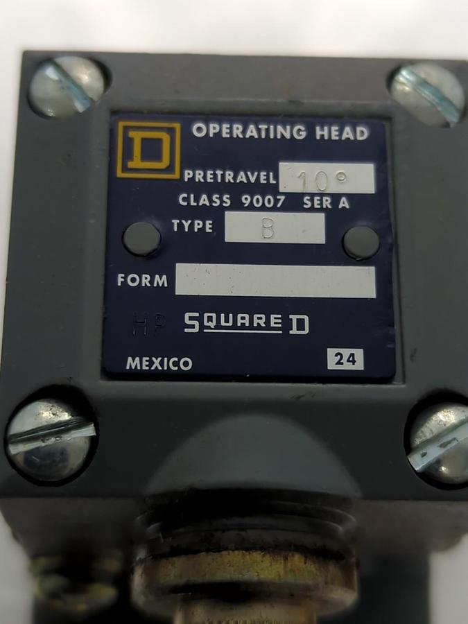 SQUARE D,9007C54B,LIMIT SWITCH SERIES A NOS
