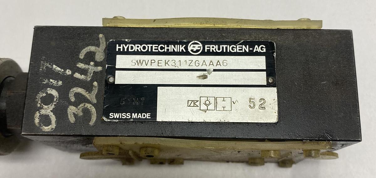 Used Hydrotechnik Frutige,SWVPEK311ZGAAA6 ,Hydraulic Valve