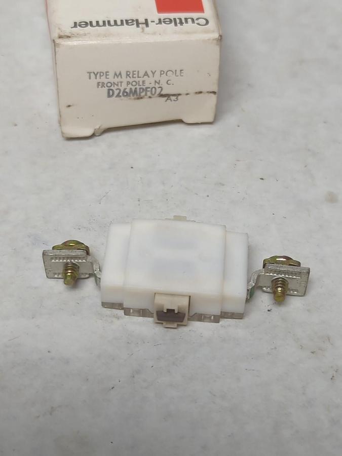CUTLER-HAMMER,D26MPF02,TYPE M RELAY POLE NOS