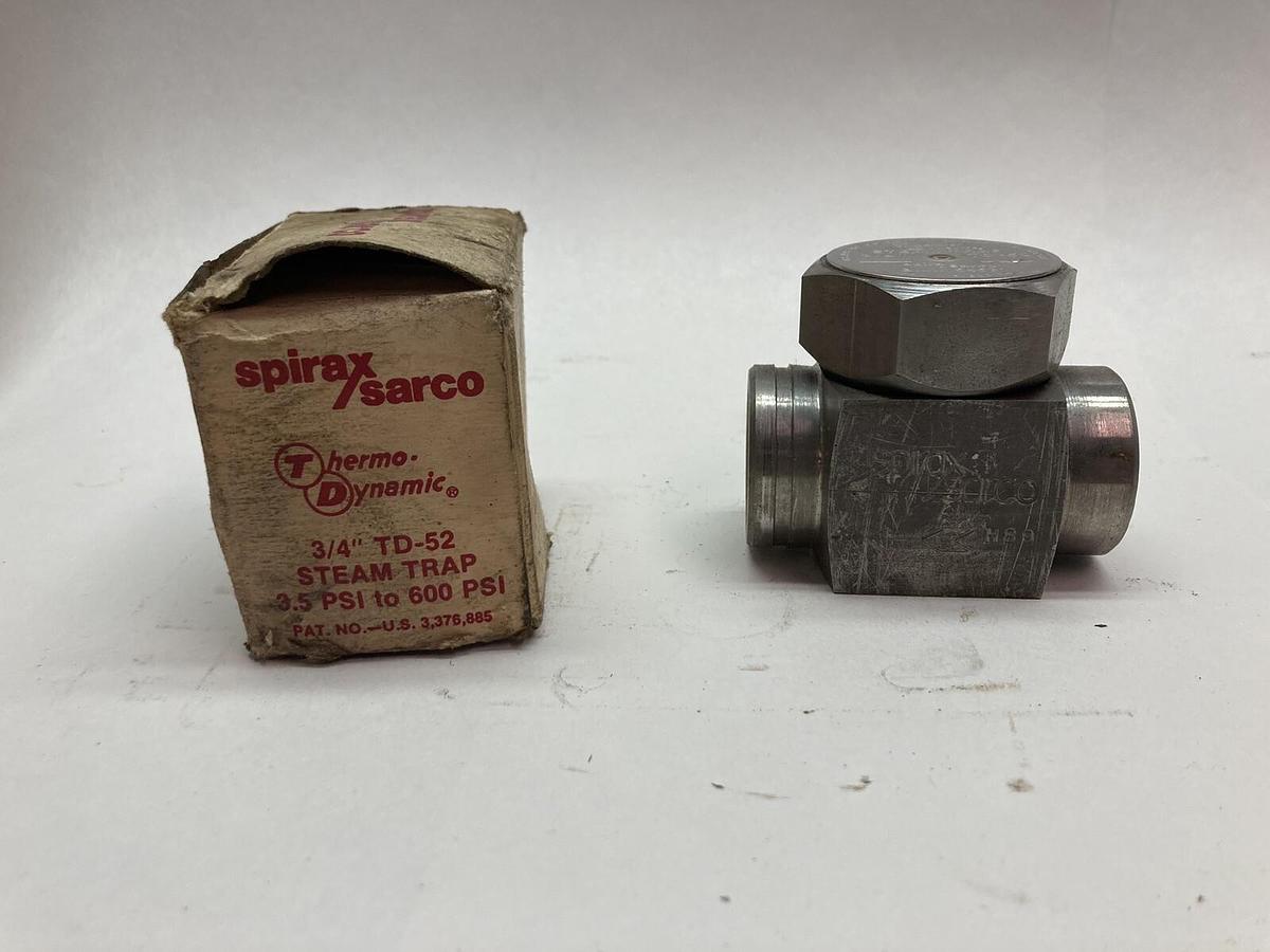 Spirax/Sarco,TD52 54531,Thermodynamic Trap 3/4" NPT