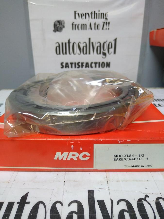 Used MRC,XLS4-1/2 BAKE/C3/ABEC-1,Angular Contact Bearing NOS