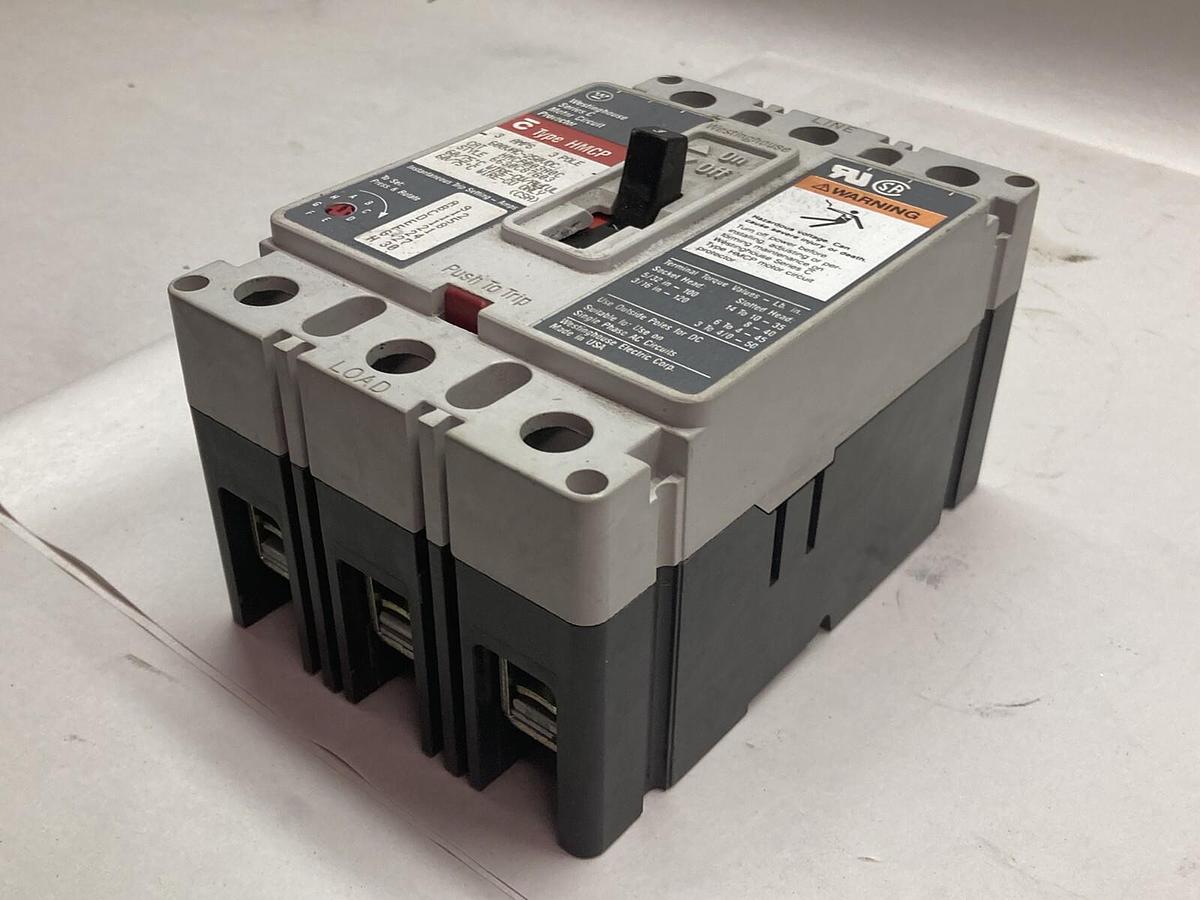 Used Westinghouse,HMCP003A0C,Westinghouse Ser C Motor Circuit Protector 3A 3-Pole