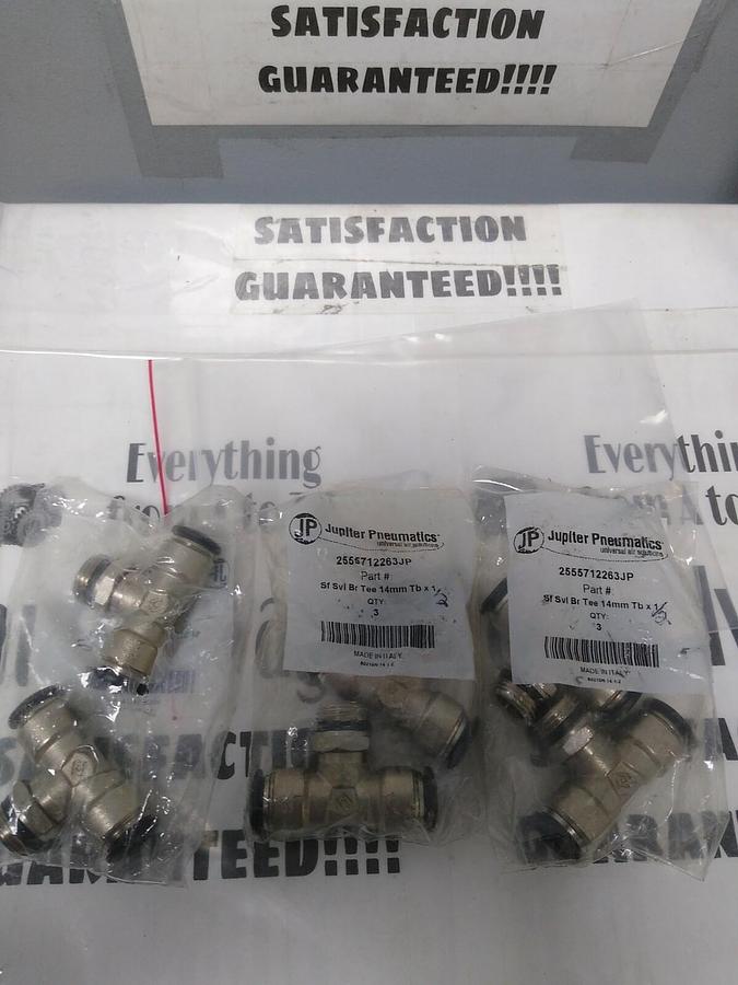 JUPITER PNEUMATICS,2555712263JP,MALE SWIVEL BRANCH T 14MMX1/2 IN LOT OF 8 NOS