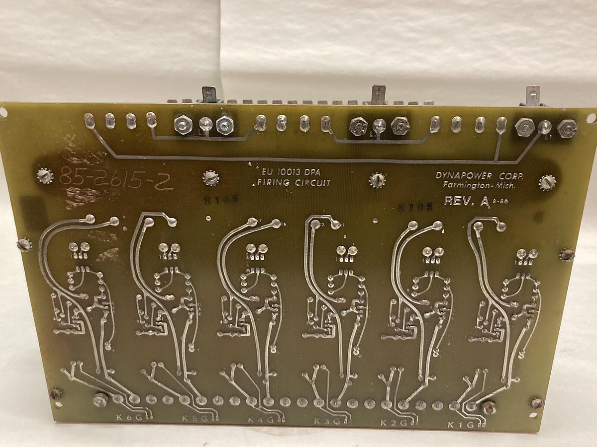 Used Dynapower Corp,EU 10013 DPA,Firing Circuit PC Board