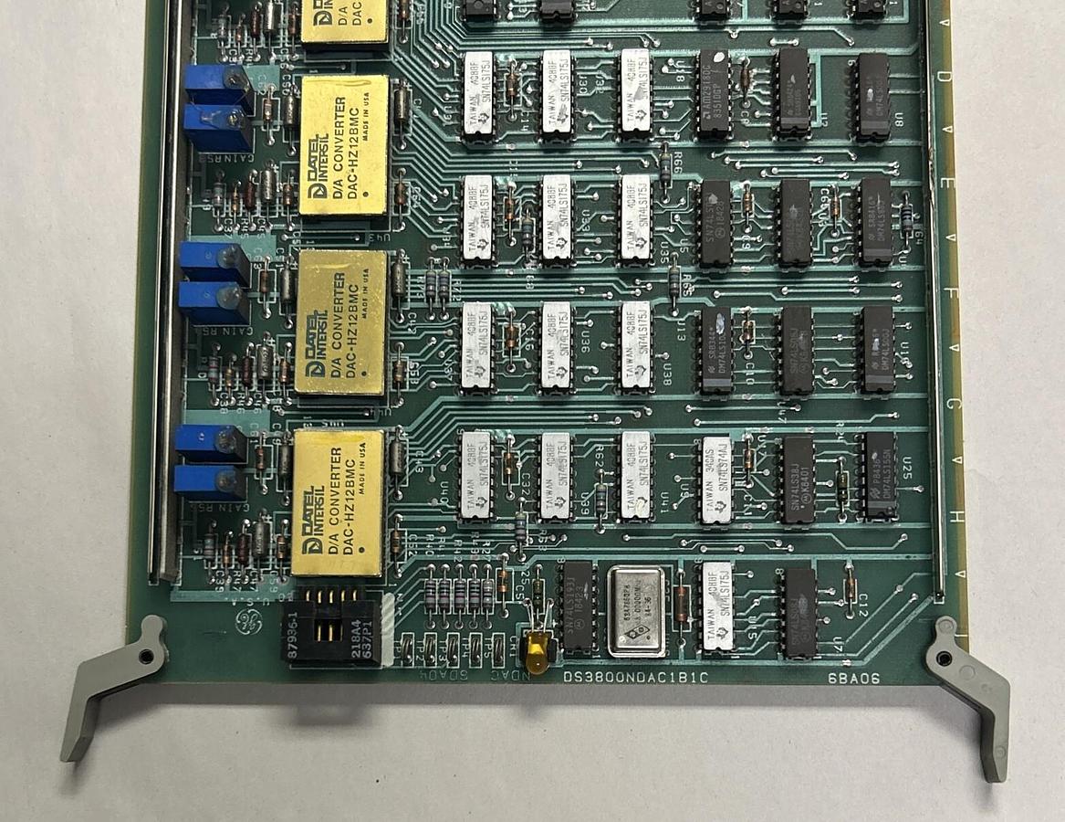 Used GENERAL ELECTRIC,DS3800NDAC1B1C,ANALOG OUTPUT CARD