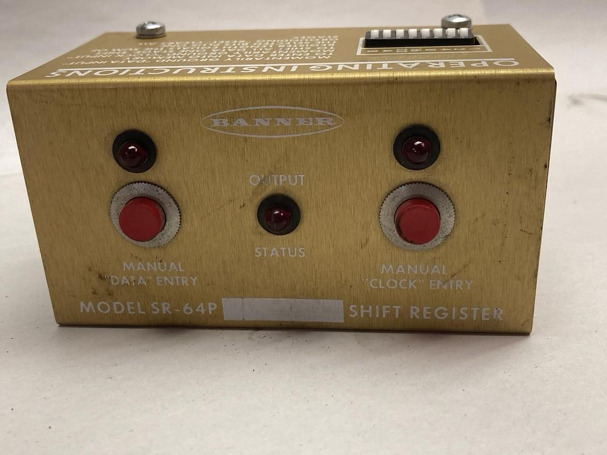 Used Banner,Model SR-64P,Shift Register 250A