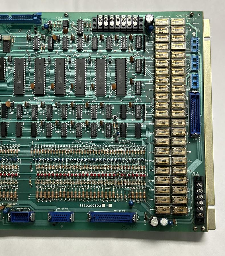 Used MAZAK,9220200602,RELAY BOARD
