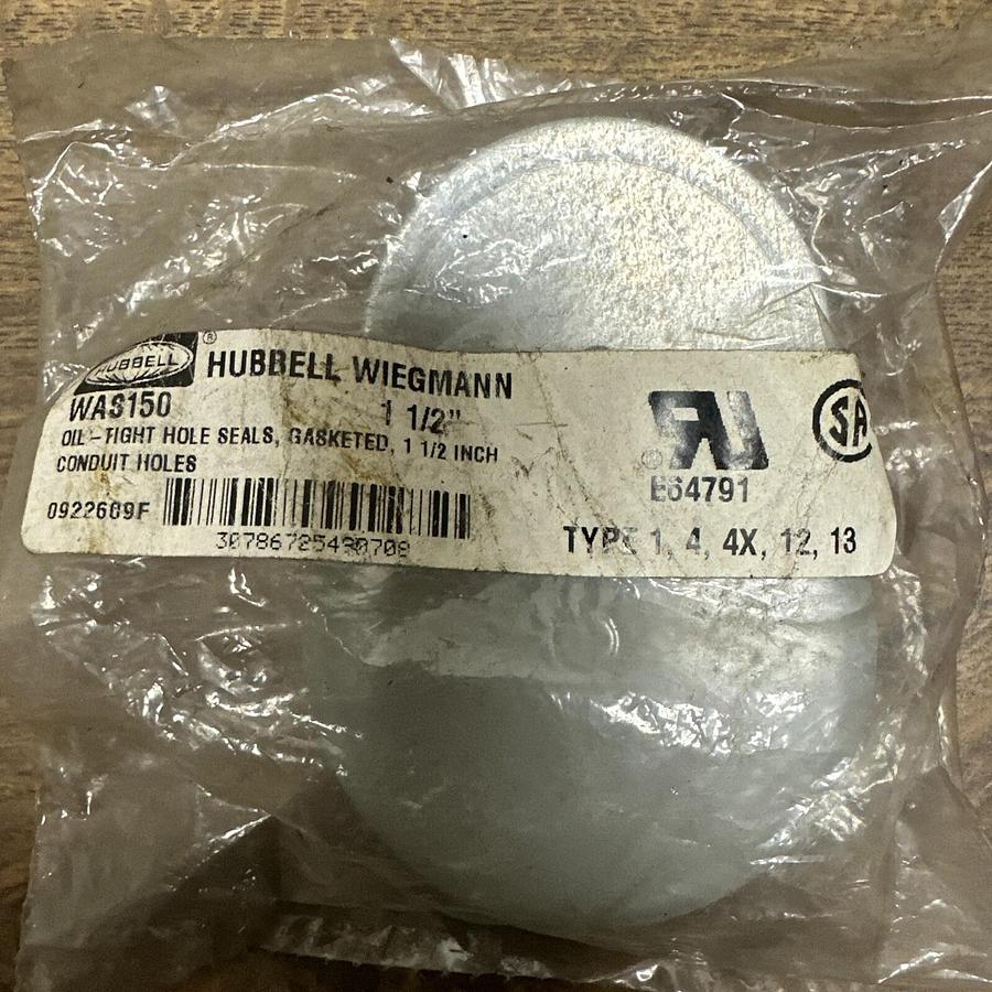 Used Hubbell Weigmann,WAS150,1.500" Oil Tight Seal