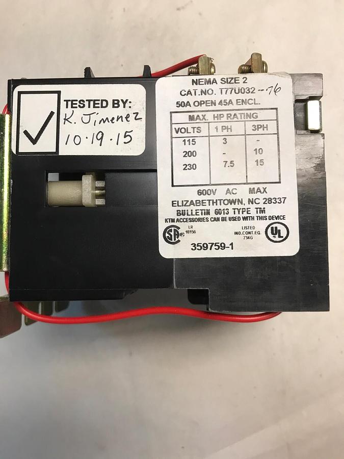 Joslyn Clark,T77U032-76,Contactor Nema Size 2 230V