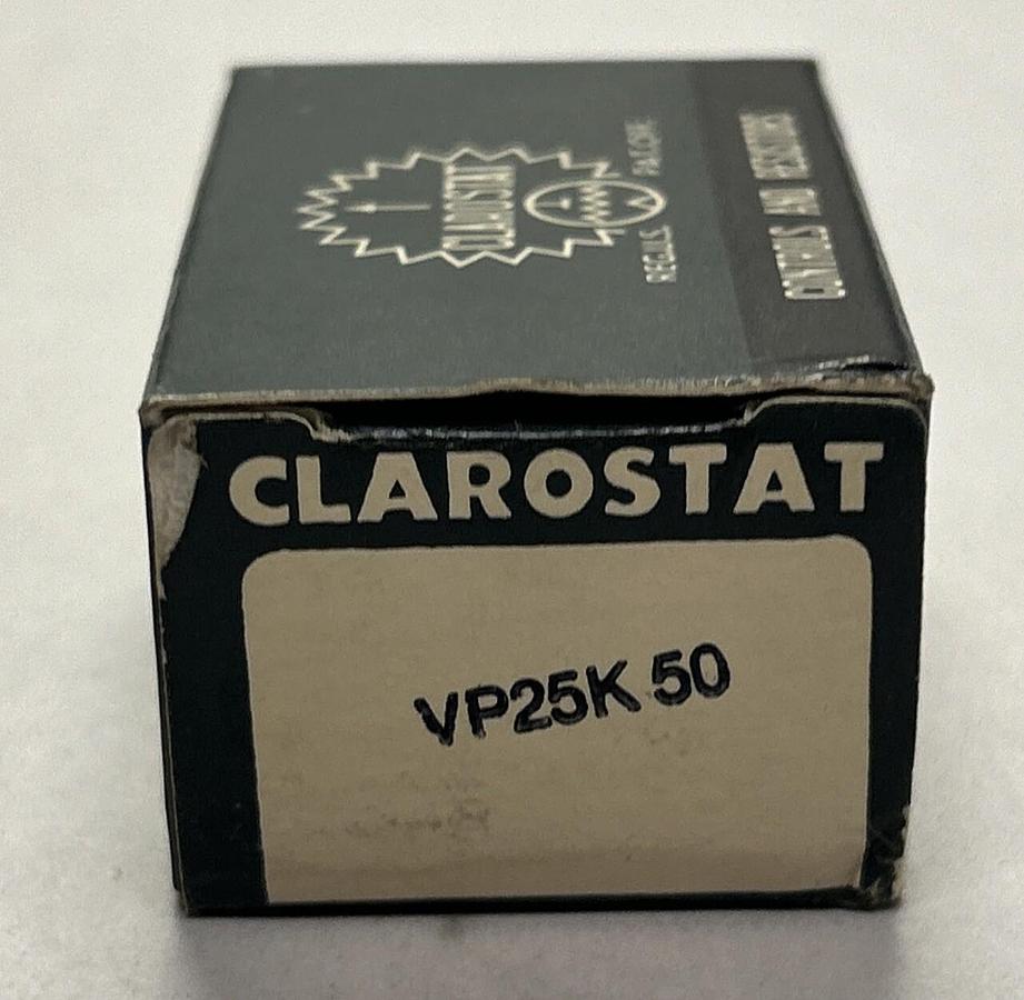 Used CLAROSTAT,VP25K50,RESISTOR NOS