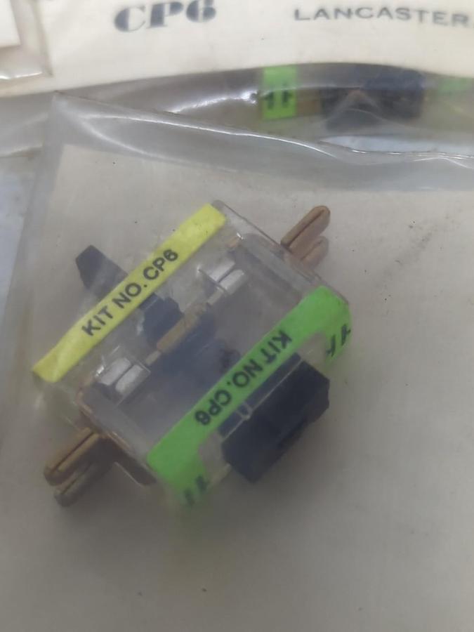 SYLVANIA,CP6,P6 RELAY CARTRIDGE 10 AMP 600VAC LOT OF 8 NOS