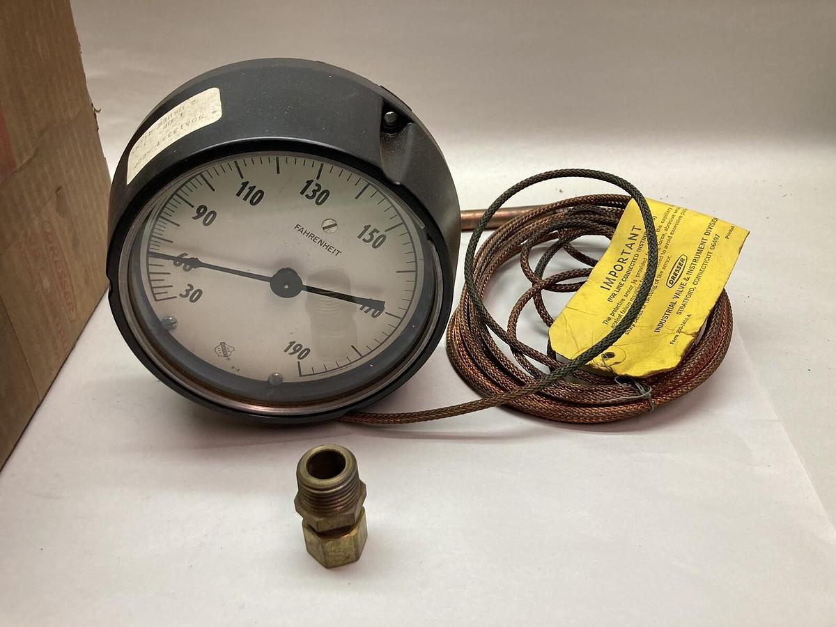 Ashcroft,45-6440TWQ-10R-C70-XL1P3TY,Gauge 30-190 Fahrenheit