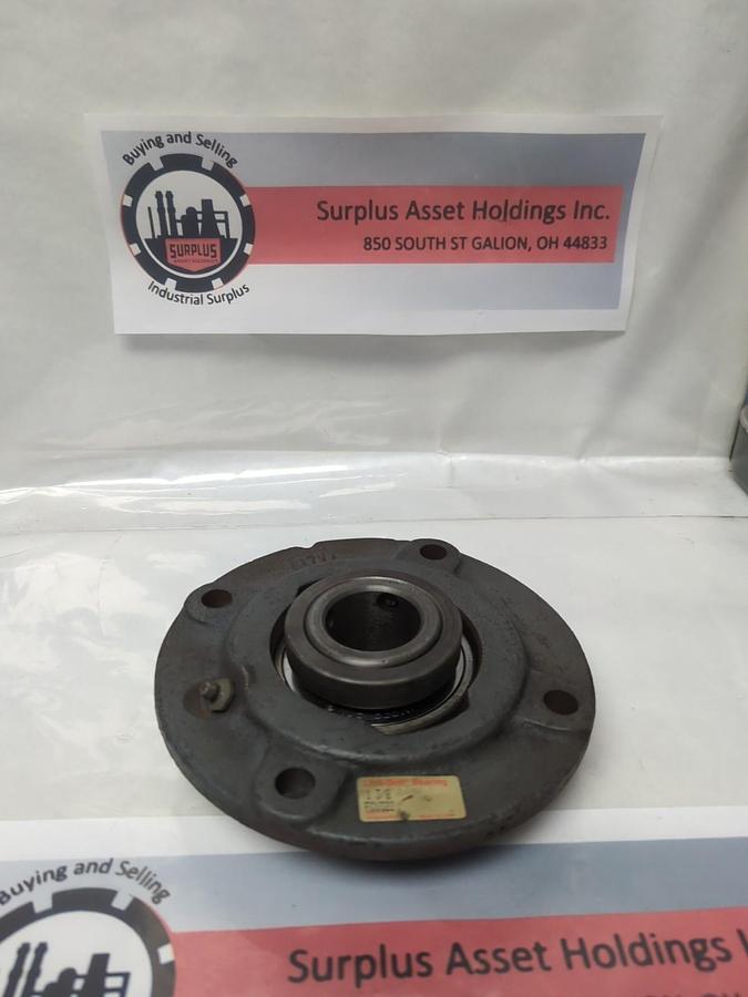 Used LINK BELT,FCU-322,FLANGE BEARING 4-BOLT 1-3/8 INCH BORE PRE-OWNED