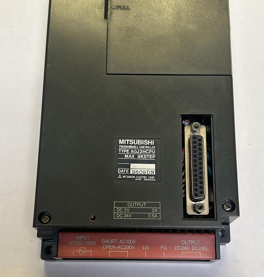 Used MITSUBISHI,AOJ2HCPU,PROGRAMMABLE CONTROLLER