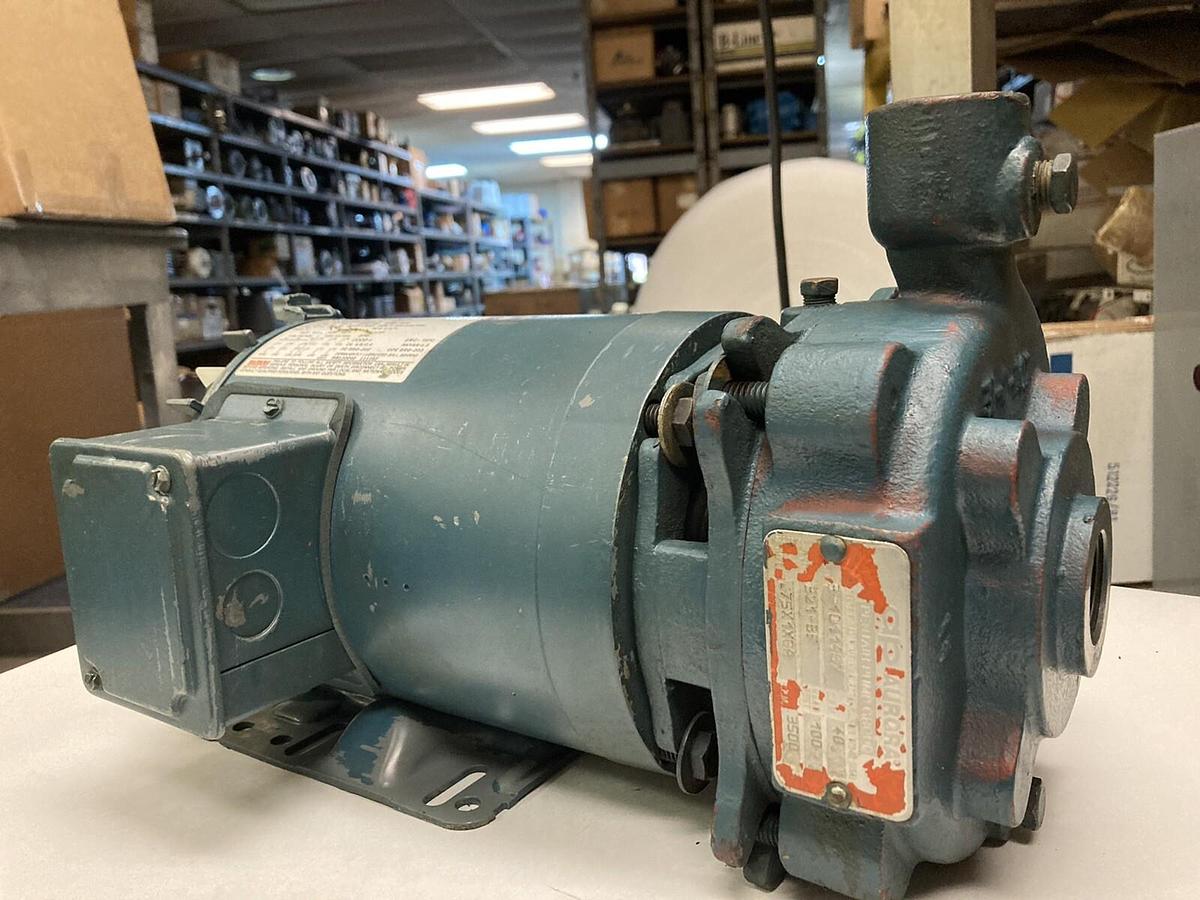 Used Marathon Electric,AVM 145TTFR5510AD P,Motor with Aurora 321-BF Centrifungal Pump