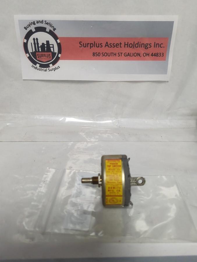 Used OHMITE,212-5,POWER TAP SWITCH 15 AMP 150V PRE-OWNED