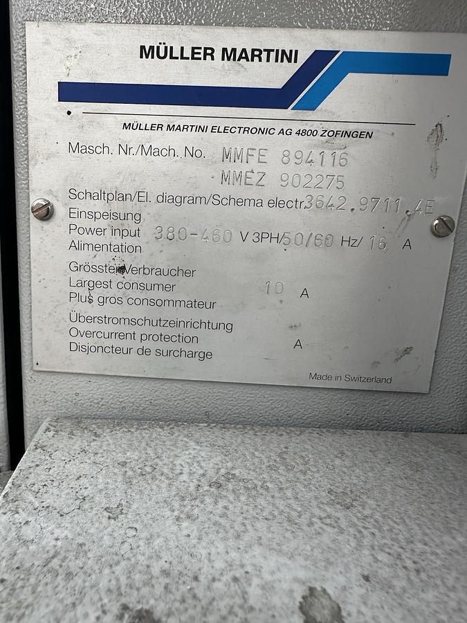 Used Muller Martini,MMFE-1089505,Zenith S Book Binding System