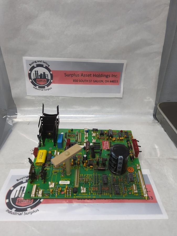 Used DYNAMATIC,15-871-8,CIRCUIT BOARD REV A PRE-OWNED