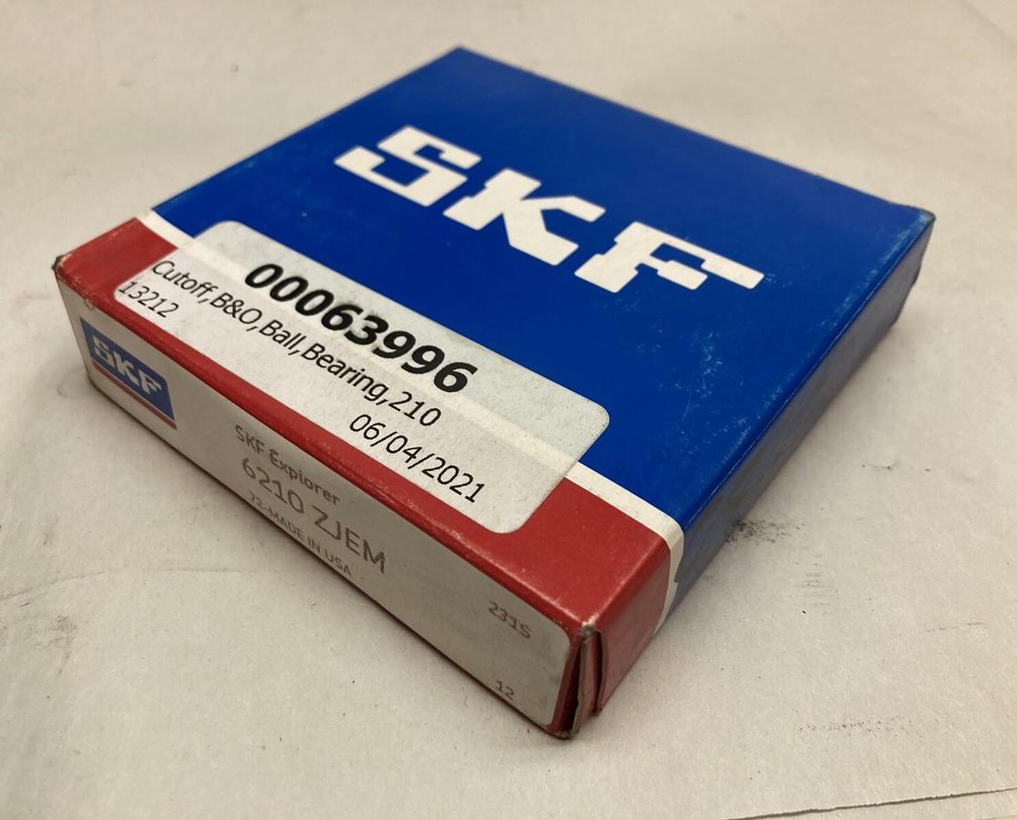 SKF,6210 ZJEM,Ball Bearing Double Shielded