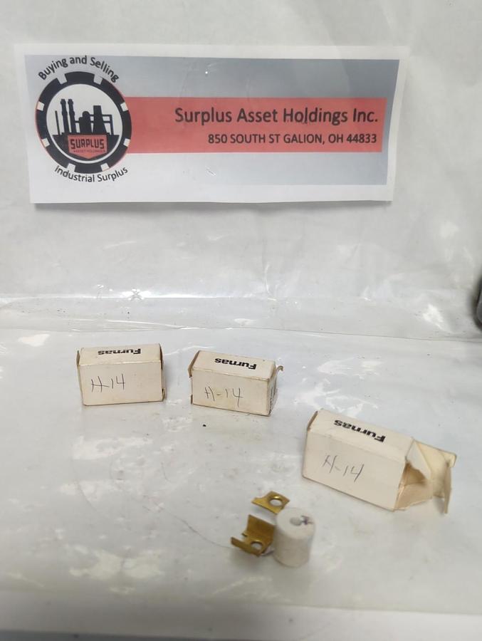 FURNAS,H14,THERMAL OVERLOAD HEATER ELEMENT LOT OF 3 NOS