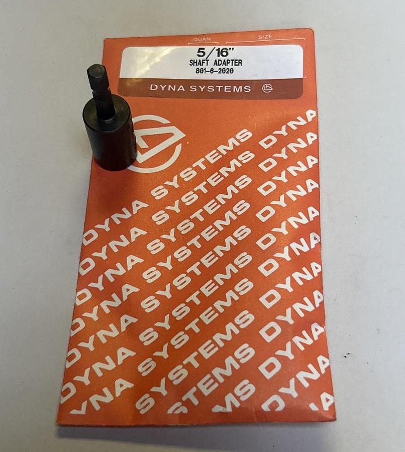 DYNA SYSTEMS,5/16INCH,SHAFT ADAPTER NOS