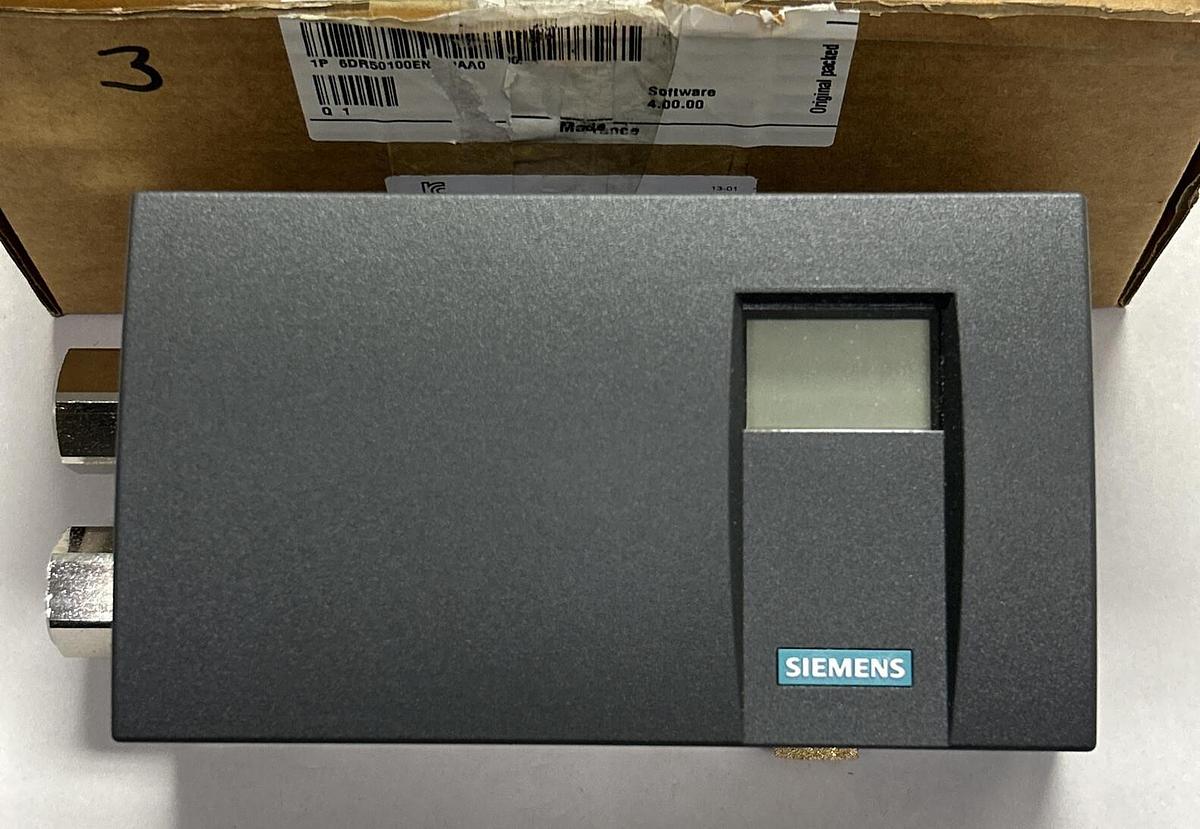 Used SIEMENS,6DR50100EN200AA0,SIPART PS2 2-WIRE POSITIONER NEW