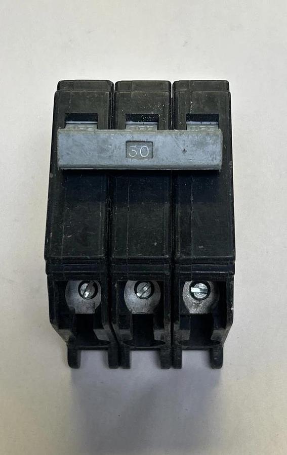 Used CUTLER-HAMMER,CHB330,CIRCUIT BREAKER 30A 240V 3P