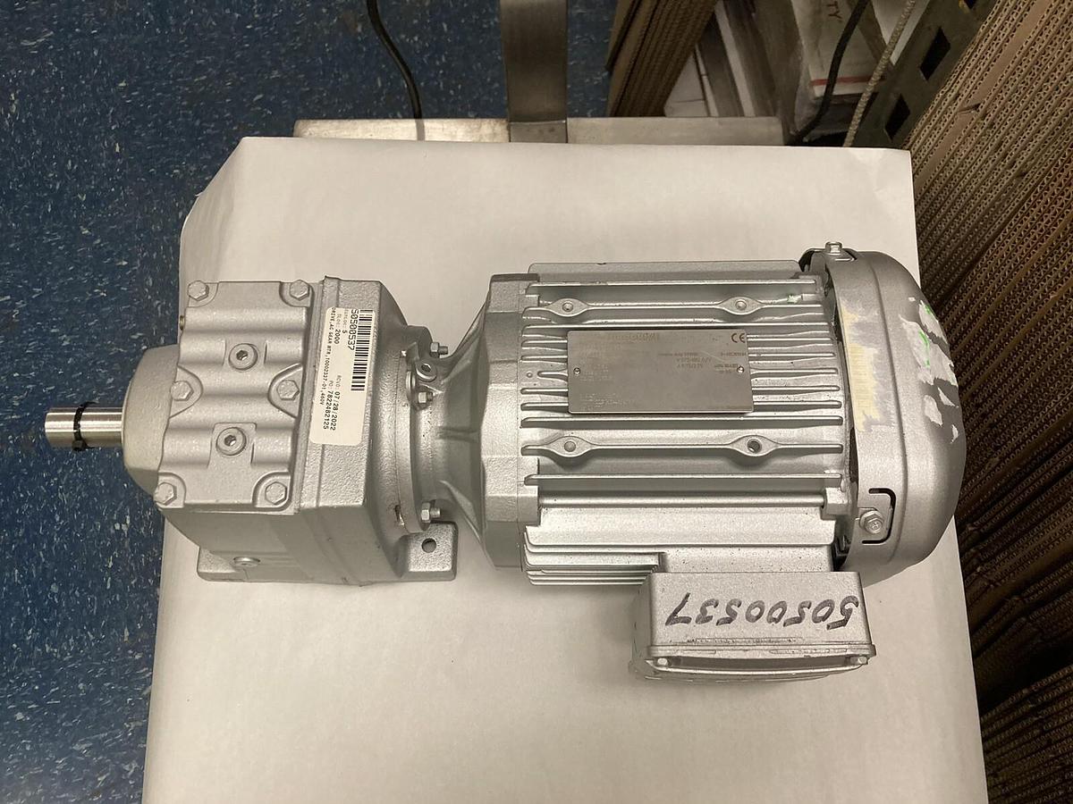 Used Sew-Eurodrive,R37 DRE80M4 1.5 S1 kW, Gearmotor 1740/184 RPM 277/480V