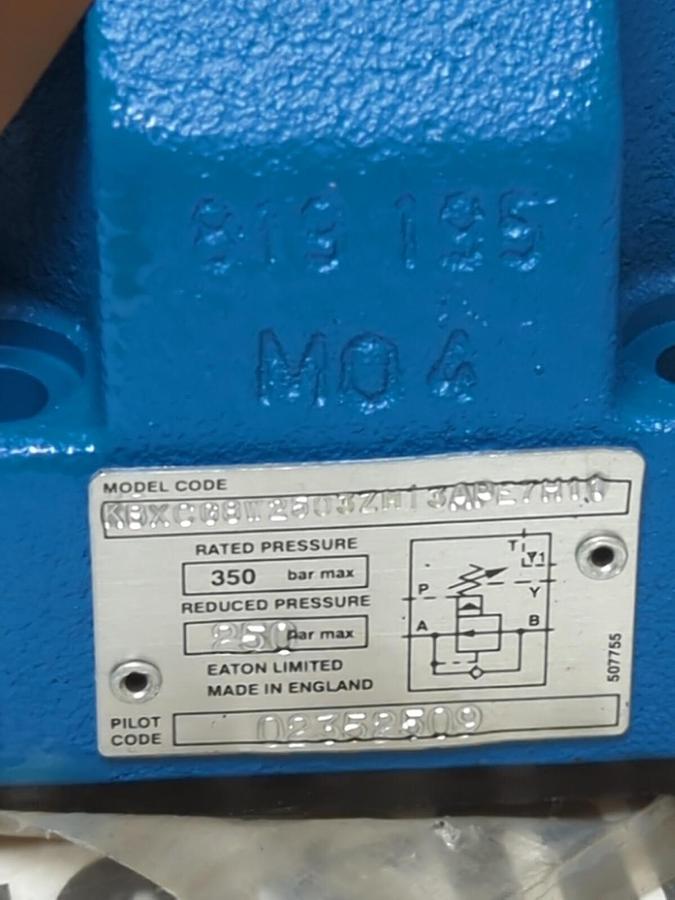 EATON VICKERS,KBXCG3L250DZM13APE7H11, PRESSURE RELIEF VALVE