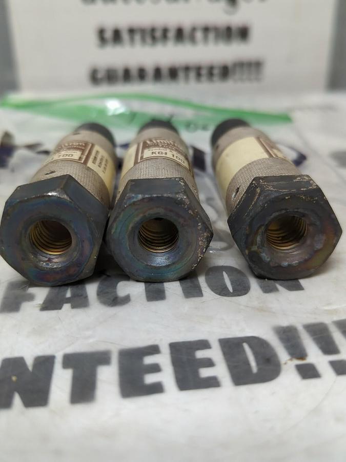 COOPER BUSSMANN,KGJ 100,LIMITRON CAPACITOR FUSE LOT OF 3 NOS