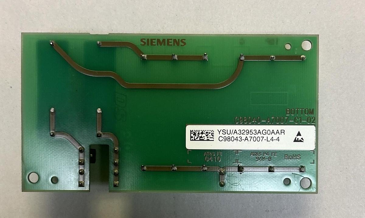 Used SIEMENS,C98043-A7007-L4-4,RESISTANCE BOARD