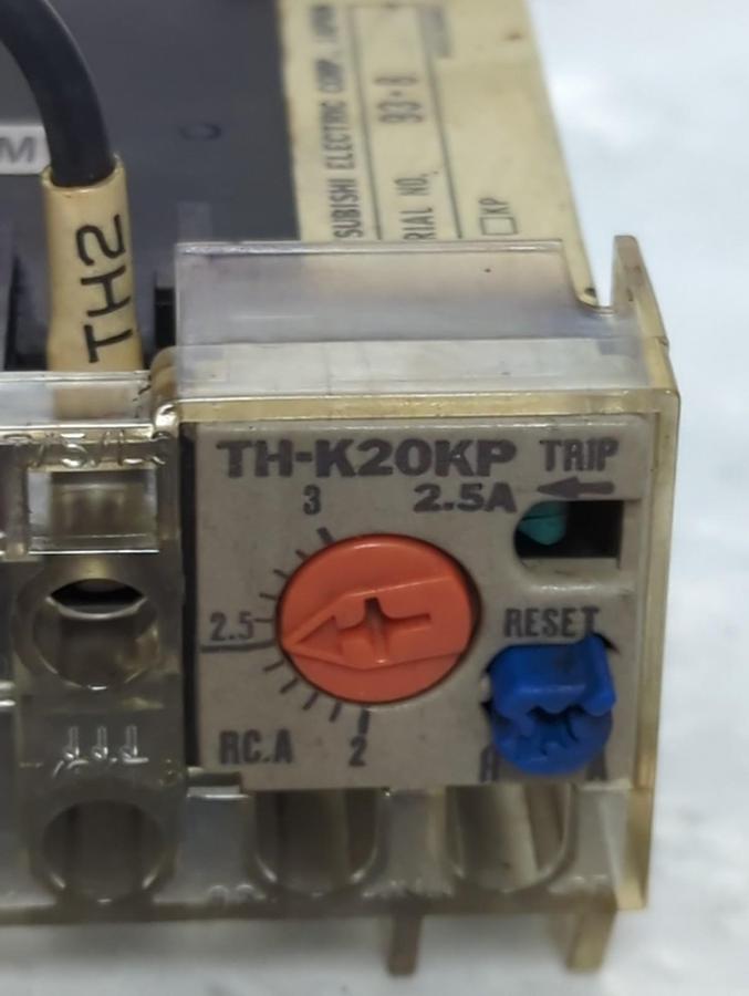 Used MITSUBISHI,TH-K20KP,THERMAL OVERLOAD RELAY PRE-OWNED