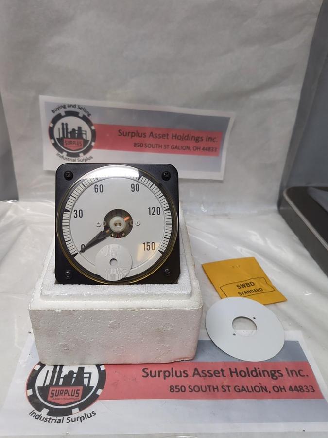 YOKOGAWA,DB40,AMMETER 0-150 F.P.M NOS