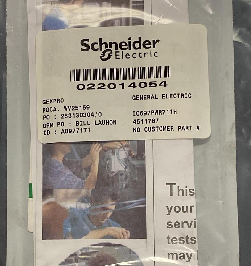 Used GE FANUC,IC697PWR711,POWER SUPPLY MODULE REFURBISHED