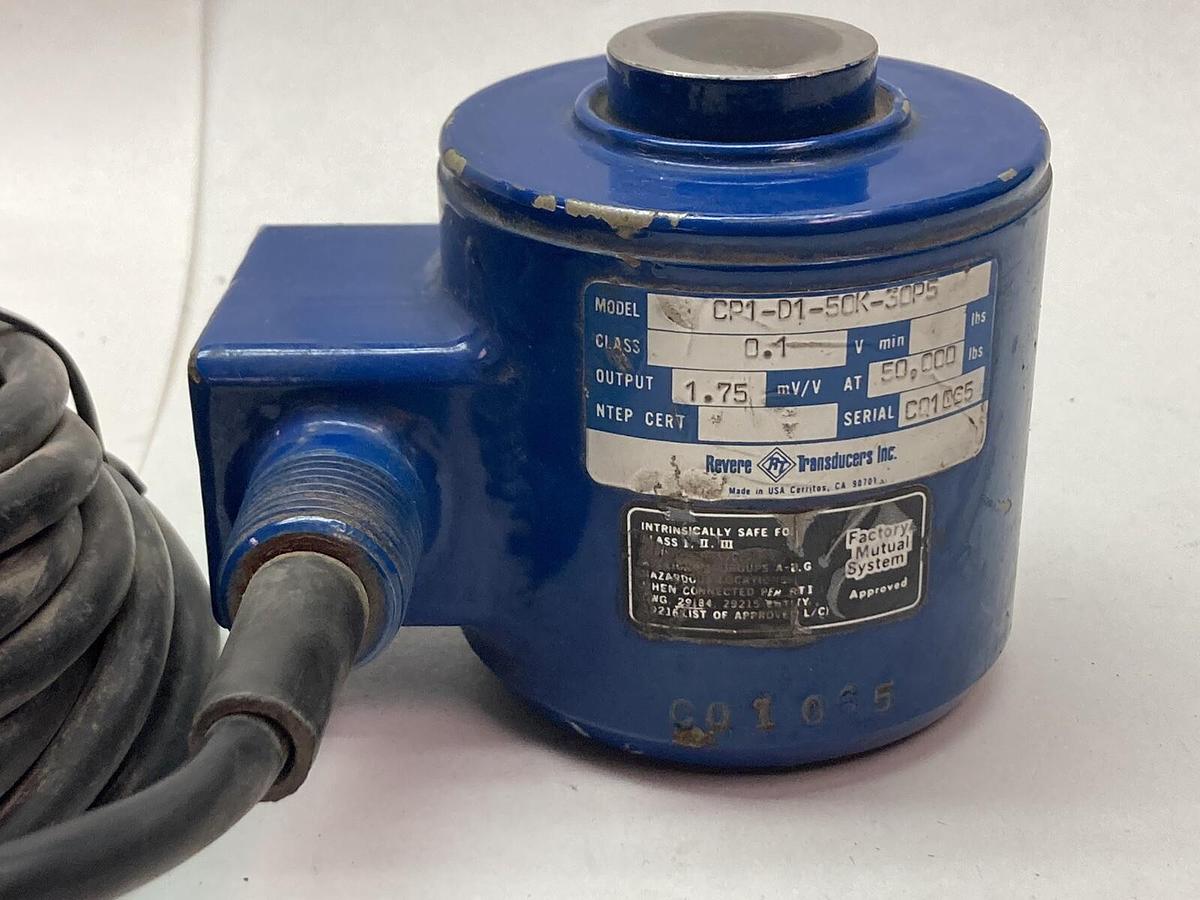 Revere Transducers,CP1-D1-50K-30P5,Load Cell 1.75 MV/V