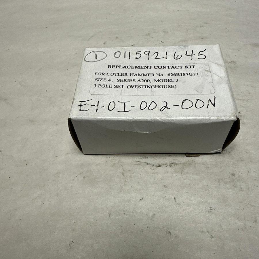 Used Cutler-Hammer,626B187G17,Size 4 Contact Kit 3 Pole