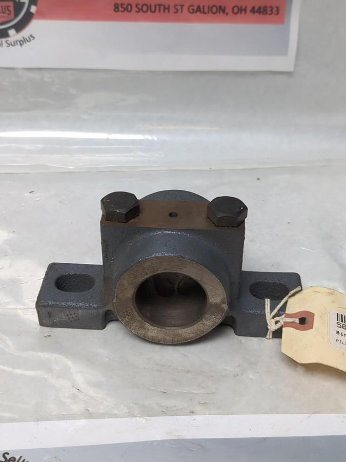 Used BOSTON GEAR,PPB24,PLAIN SLEEVE PILLOW BLOCK BEARING 1-1/2 IN BORE PRE-OWNED
