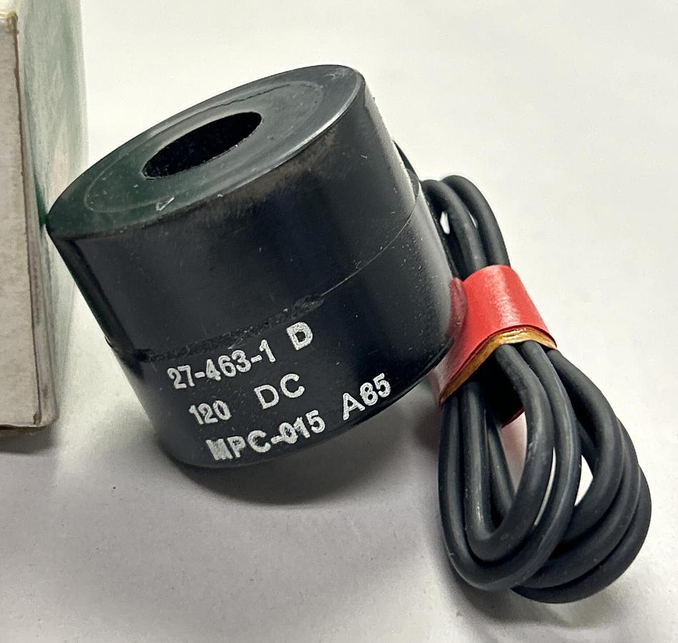 Used ASCO,27-463-1-D,SOLENOID VALVE COIL 120V NEW