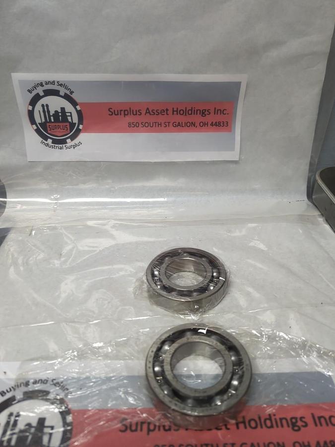 Used SKF,6208,DEEP GROOVE BALL BEARING LOT OF 2 PRE-OWNED