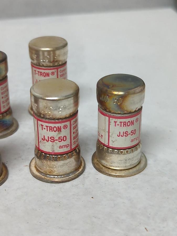 COOPER BUSSMANN,JJS-50,T-TRON CLASS T FUSES BOX OF 10 NOS